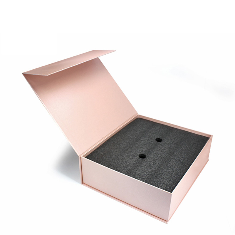 Custom Pink Eva Foam Insert Cardboard Paper Wine Glass Box