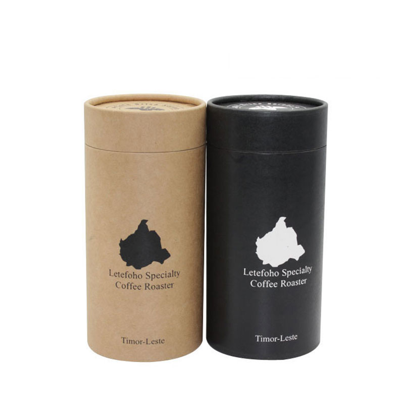 Wholesale Custom Design Price Cylinder Coffee Paper Box