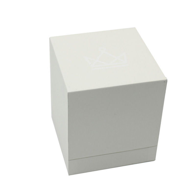 Factory Custom Logo Elegant White Paper Perfume Gift Box
