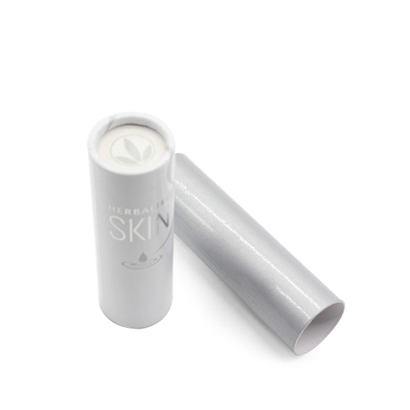 New Cylinder White Paper Cosmetic Lipstick Packaging Box