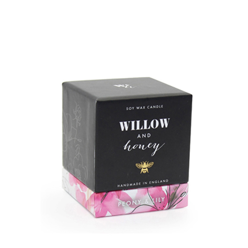 Luxury Custom Design Logo Cube Paper Black Empty Soap Box
