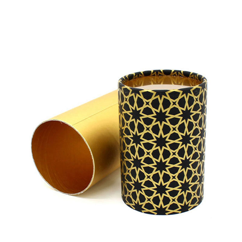 Handmade Custom Elegant Eco Friendly Fanny Paper Gift Cylinder Box