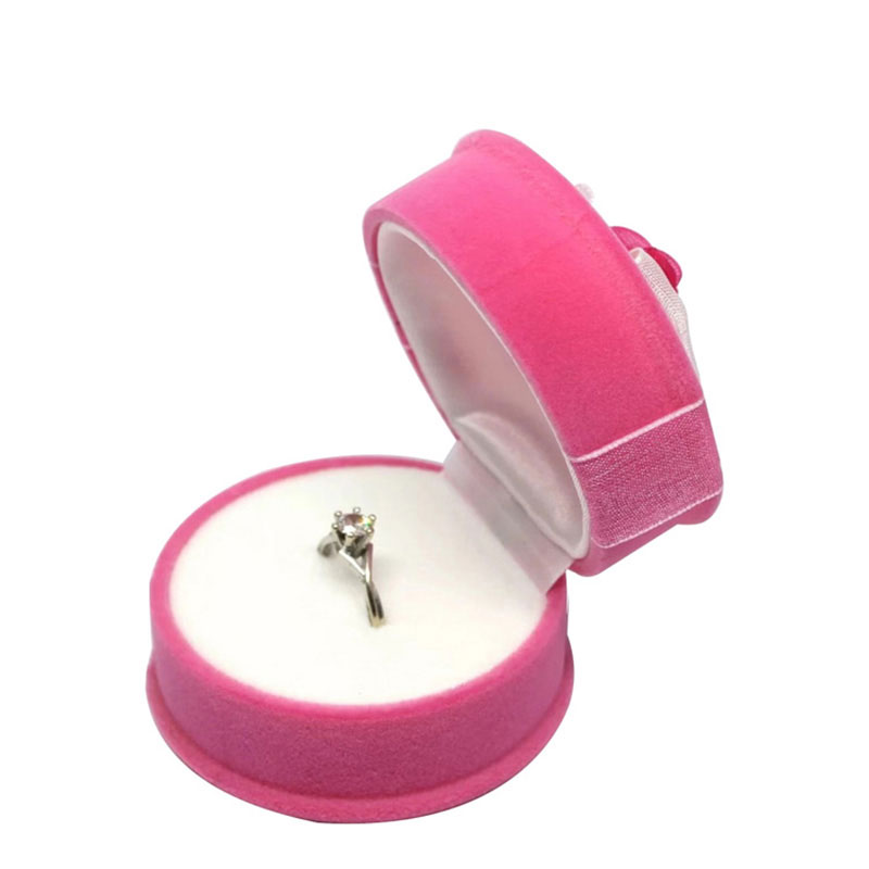 Factory Velvet Small Cylinder Display Premium Luxury Ring Box