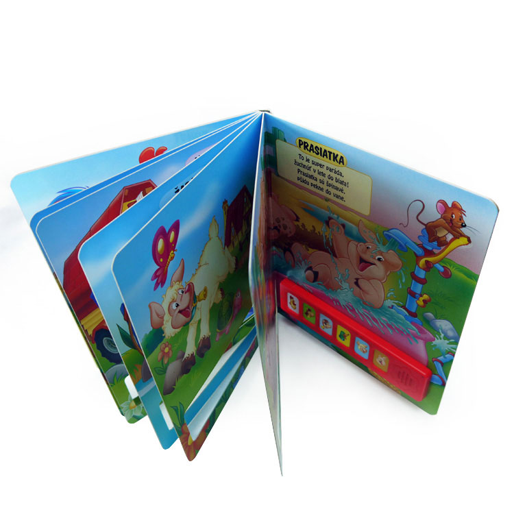 China Factory Paper Printing First Year Memory Baby Sound Book