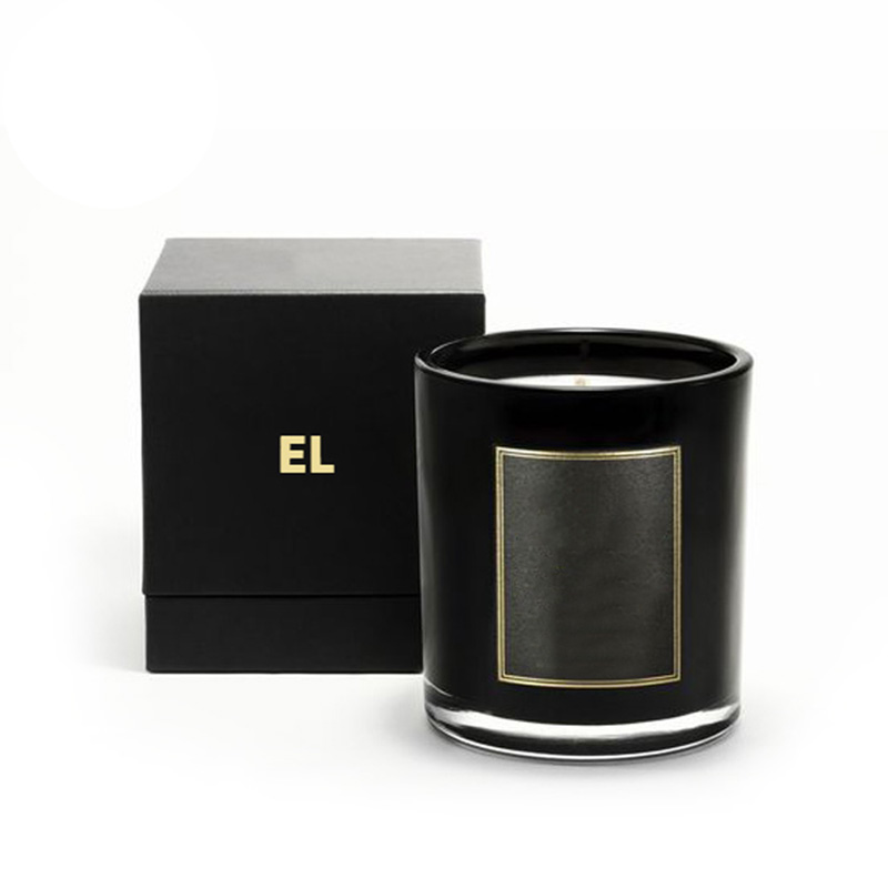 Custom Black Holder Packaging Tealight Candle In Gift Box