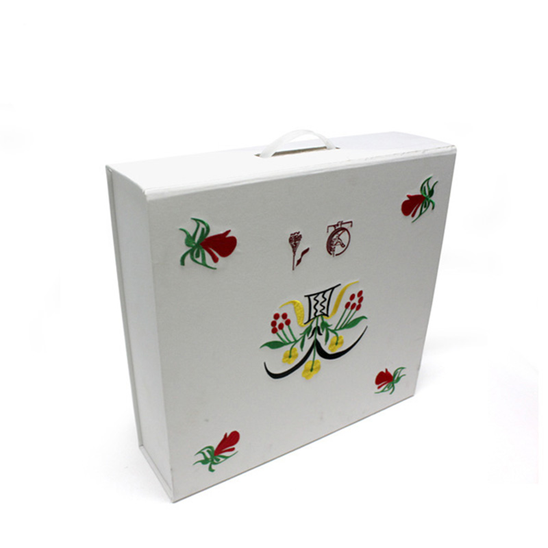 Accept Custom Large Recycled White Paper Suitcase Gift Box