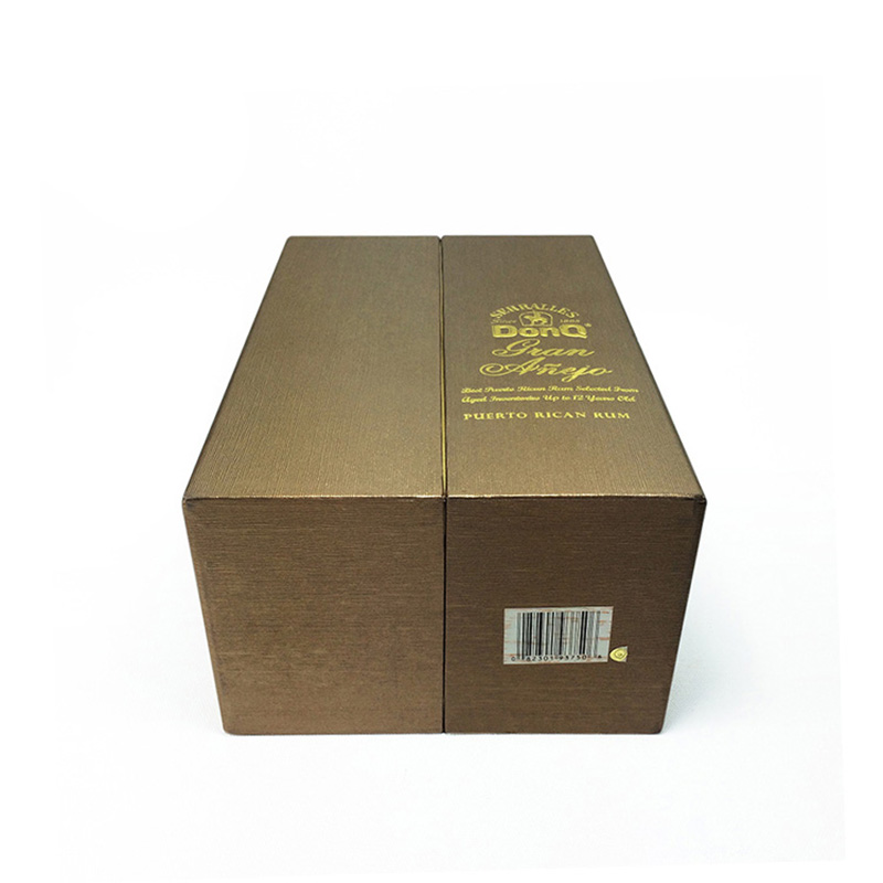 Luxury Cardboard Silk Lined Single Packaging For Wine Bottle Box