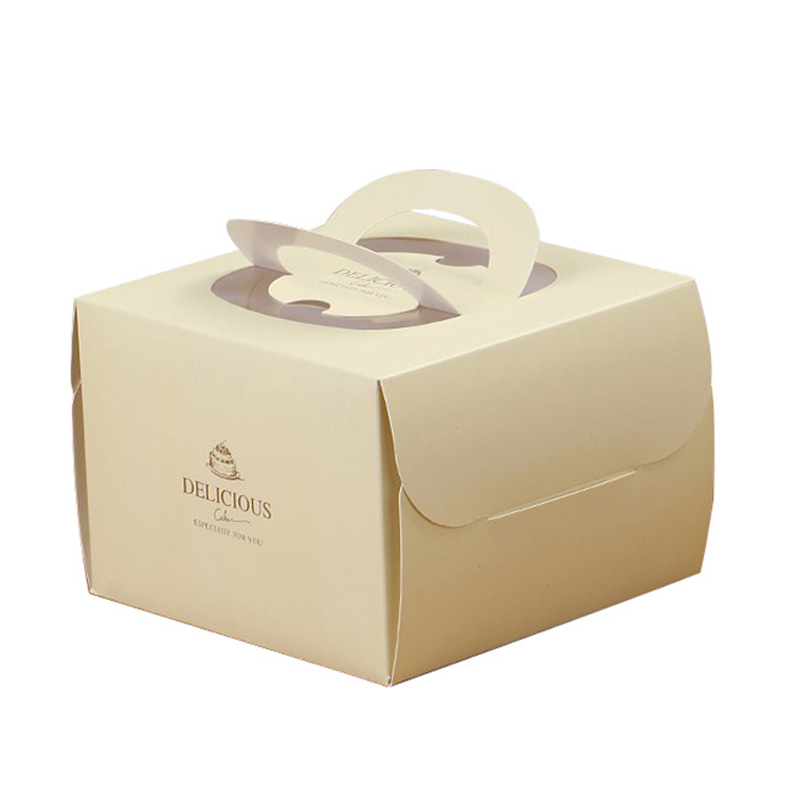 Accept Custom Folding Paper Gift Takeaway Birthday Cake Packing Box