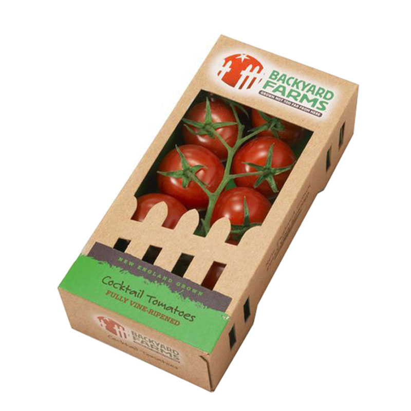 Accept Custom Kraft Paper Takeaway Fruit Sushi Food Packaging Box