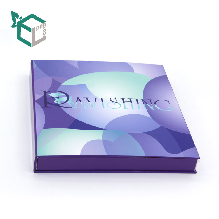 Eyeshadow Packaging 9 colors Palette Makeup Purple Boxes Cosmetics Packaging Box