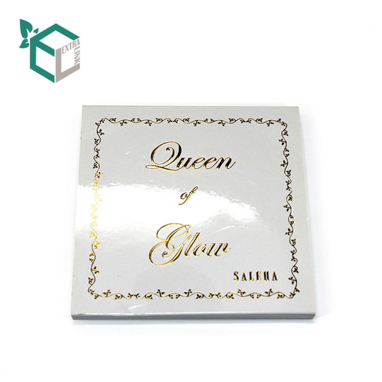 Factory Wholesale Gold Foil Stamping Eyeshadow Palette Packaging
