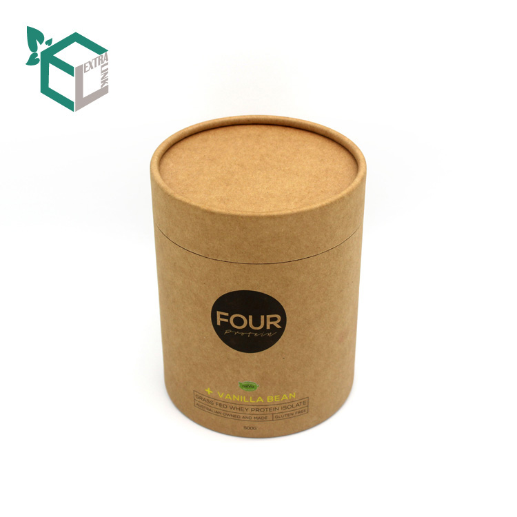 Food Grade High Quality Kraft Paper Round Box Paper Tube With Aluminum Inside