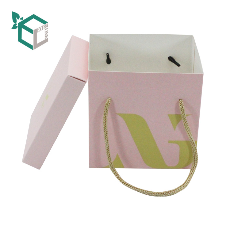 Custom Two Pieces Pink Flower Box Luxury With Low Price