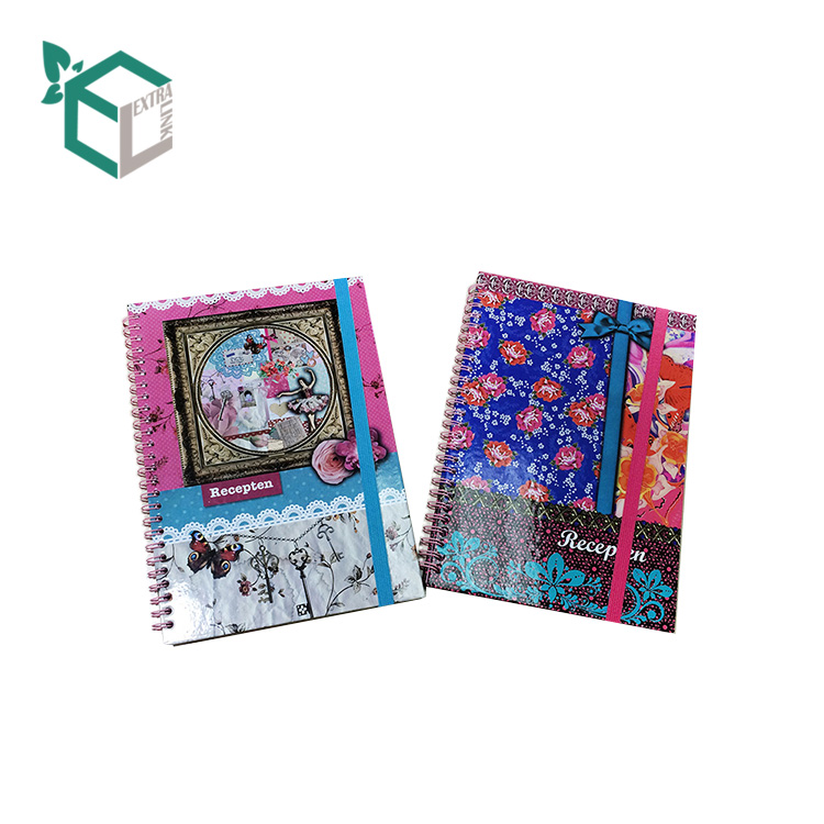 School Supplies Exercise Note Books Diary Kraft Custom Spiral Notebook Printing
