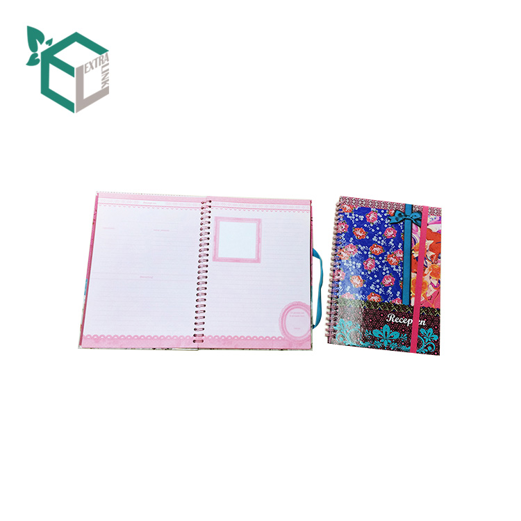 School Supplies Exercise Note Books Diary Kraft Custom Spiral Notebook Printing