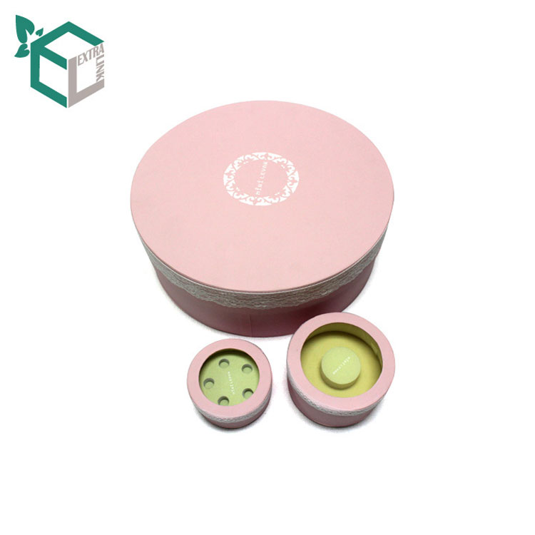 Luxury Custom Printed Round Tube Cardboard Packaging Beauty Cosmetic Box