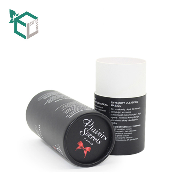 Black Card Material Paper Tube With Fruit Printing