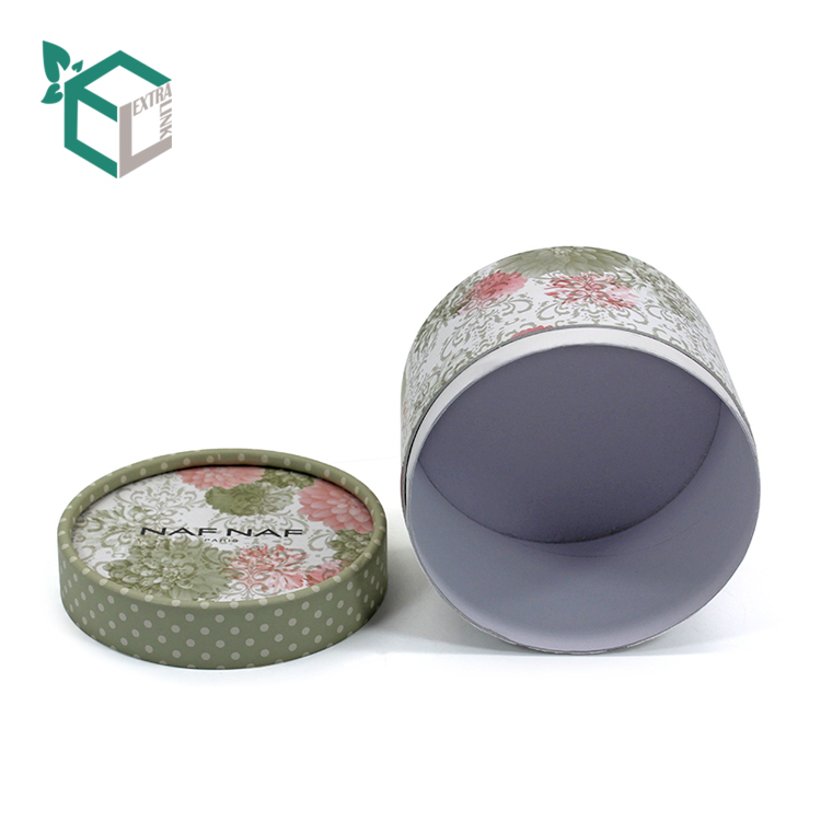 High Quality Flower Pattern Uv Candle Gift Paper Tube