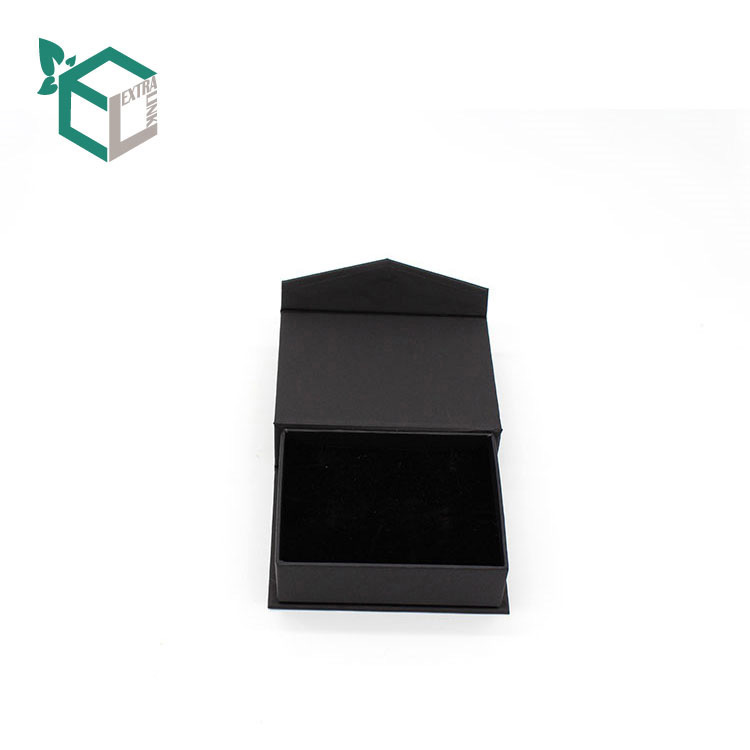 Custom Black Cardboard Gift Packaging Boxes For Wallet