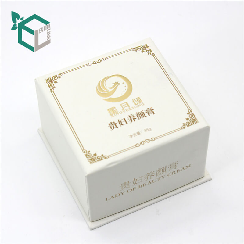 Good Quality White Top And Base Lid Rigid Paper Candle Box