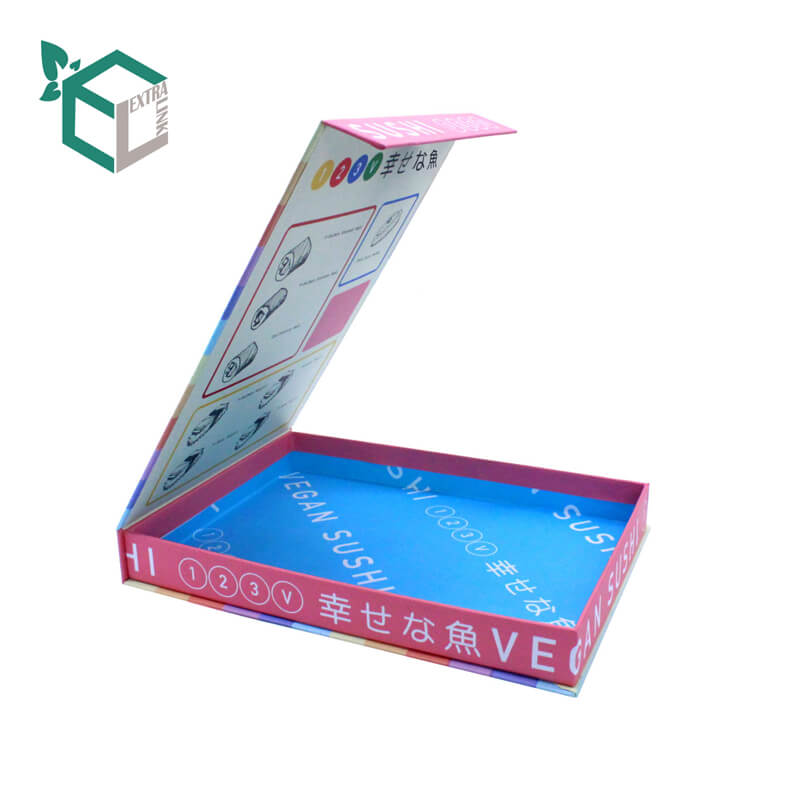 Factory Logo Magnetic Foldable Food Grade Paper Sushi Takeaway Box