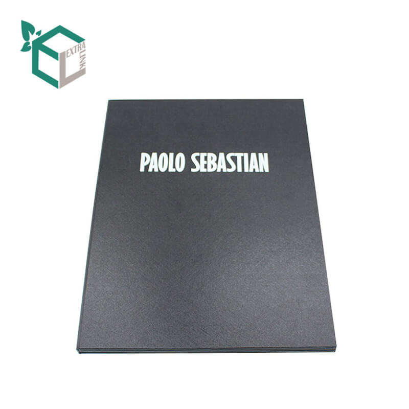 Custom Logo Magnet Black Cardboard Paper Foldable Box