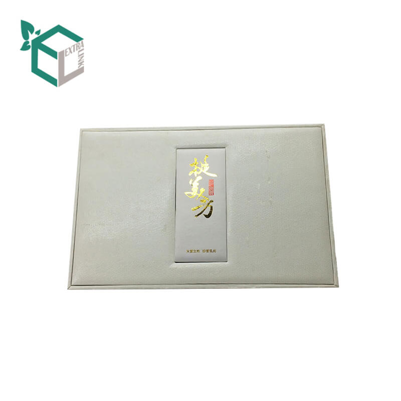 Printed Paper Packaging Box Cream Cosmetics Packaging Boxes Cardboard Gold Foil Stamping Set Skincare