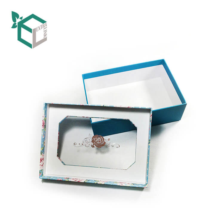 Luxury Cardboard Paper Custom Heart Shape See Through Clear Window PVC Gift Box Packaging