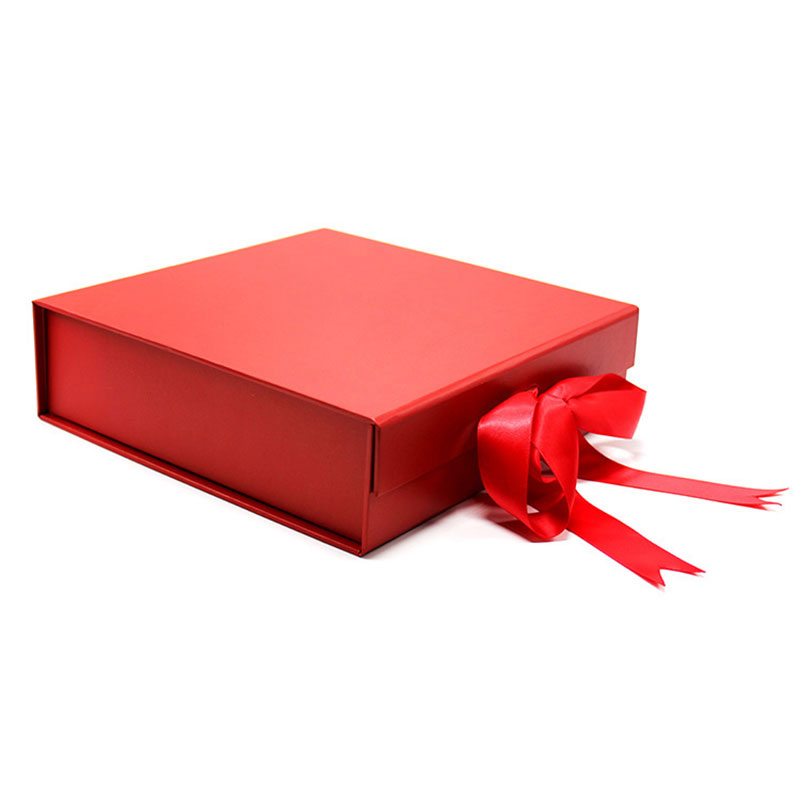 Cosmetic Cardboard Paper Gift Chinese New Year Red Box