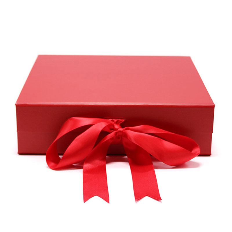 Cosmetic Cardboard Paper Gift Chinese New Year Red Box