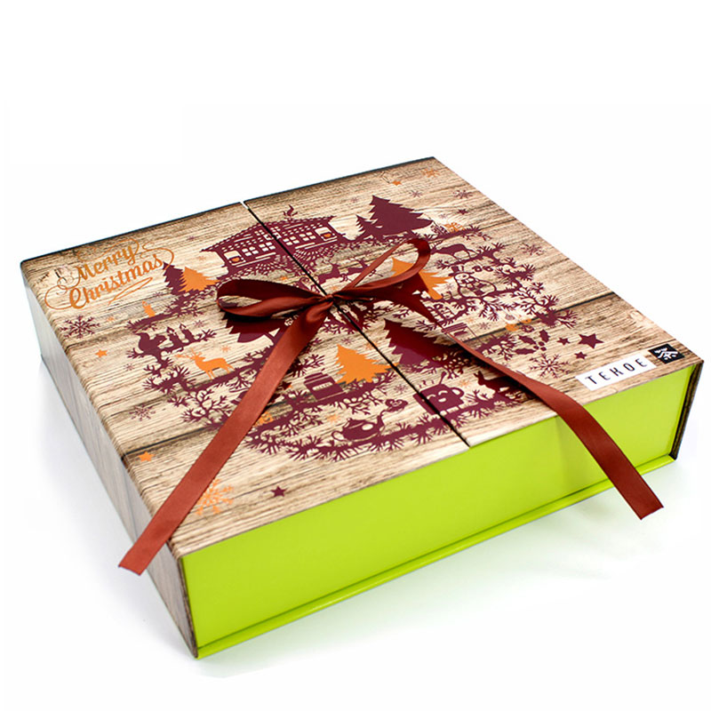 Cosmetics Cardboard Advent Calendar Packaging Christmas Box