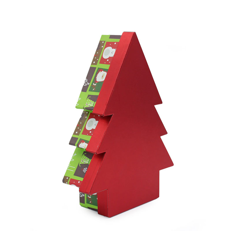 Custom Design Cardboard Paper Storage Gift Christmas Tree Box