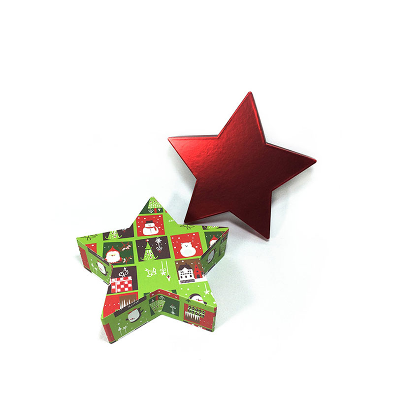 Custom Pentagonal Shape Decoration Gift Christmas Paper Box