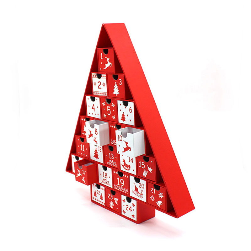 High Quality Cardboard Paper Diy Christmas Advent Calendar Box