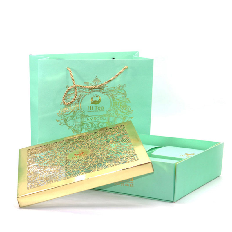 Factory Price New Designs with Lid Foldable Gift Moon Cake Box