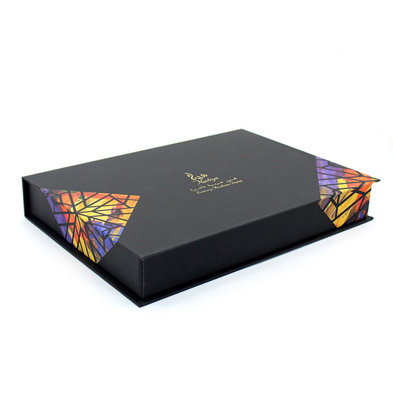 High Quality Black Magnetic Fancy Paper Chocolate Gift Box