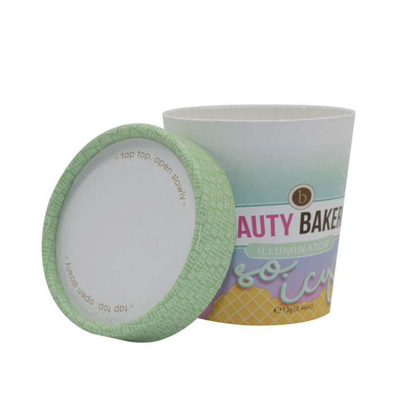Small Cylinder with Lid Food Grade Paper Cupcake Box