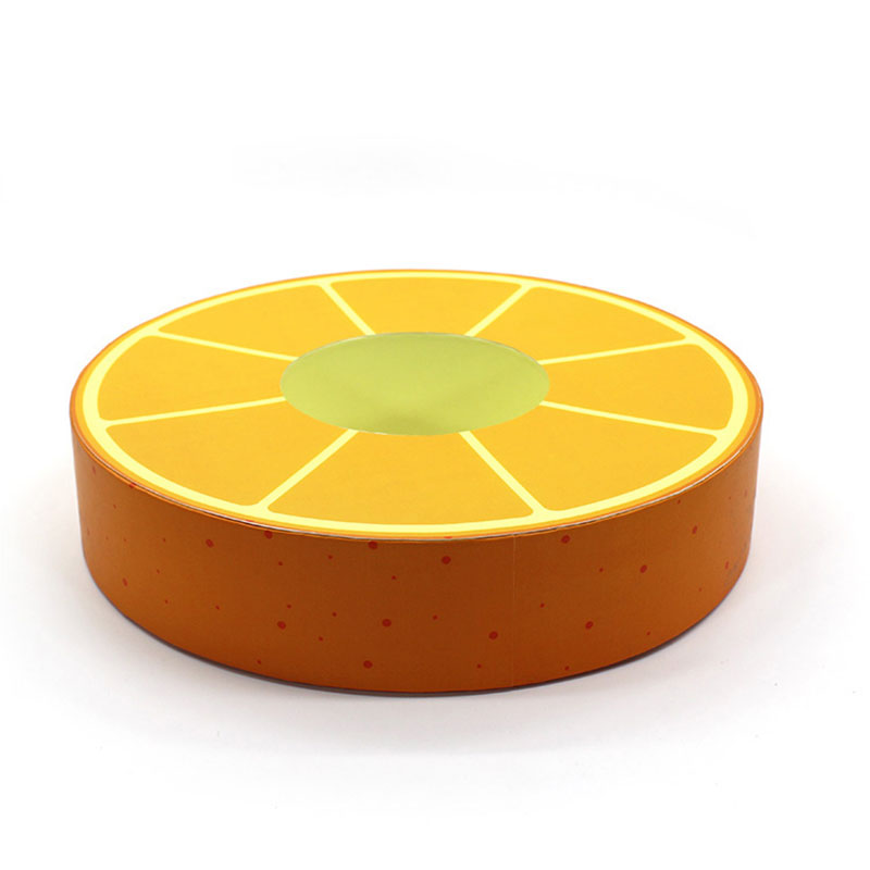 Luxury Round Box with Top and Bottom Lid Cookie Paper Box