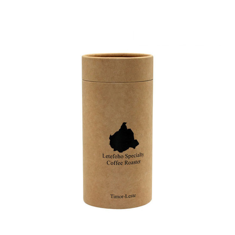 Wholesale Custom Design Price Cylinder Coffee Paper Box