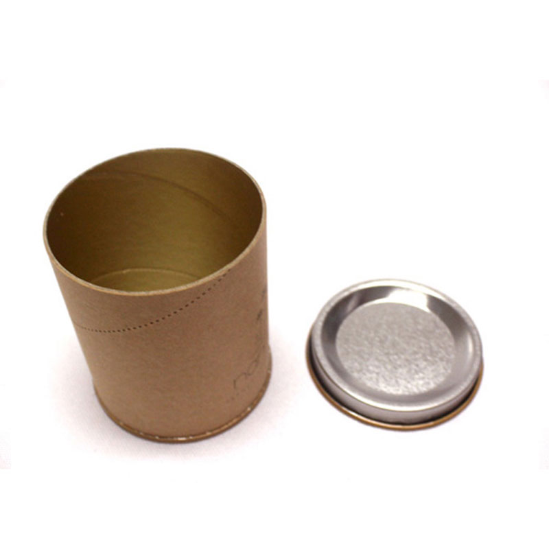 New Products Custom Kraft Paper Tea Cylinder Packaging Box