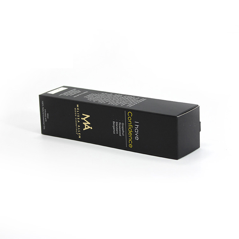 Custom Black Paper Folding Unique Empty Lipstick Packaging