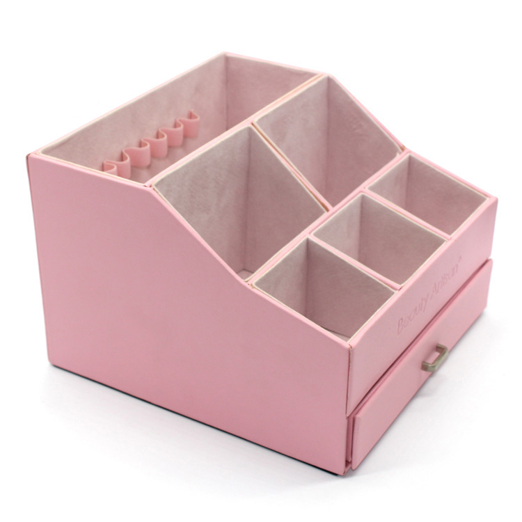 Luxury Custom Private Label Velvet Cosmetic Storage Box