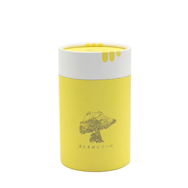 Custom Round Cylinder with Lid Paper T-Shirt Packaging Box