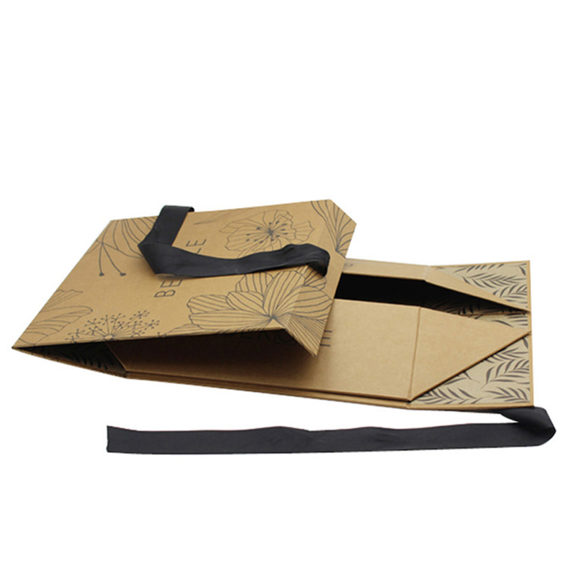 Wholesale price kraft paper large ribbon luxury packaging clothes