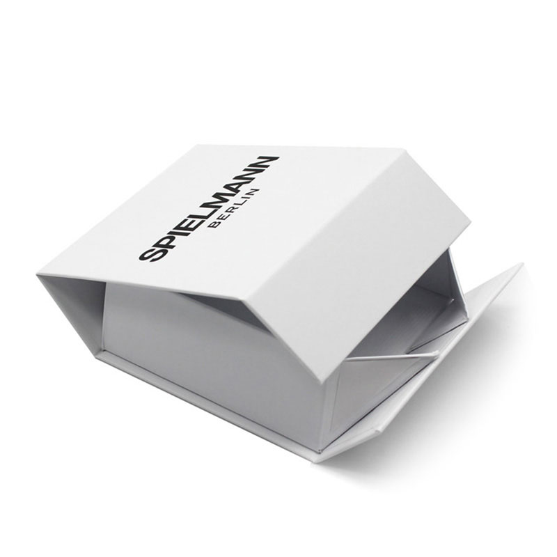Custom Fashion White Magnetic Storage Foldable Paper Box
