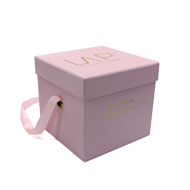 Luxury Custom Design Logo Cardboard Paper Flower Gift Box