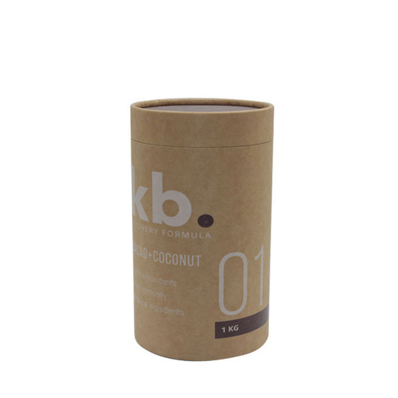 Wholesale High Quality Round Cylinder Tea Kraft Paper Tube