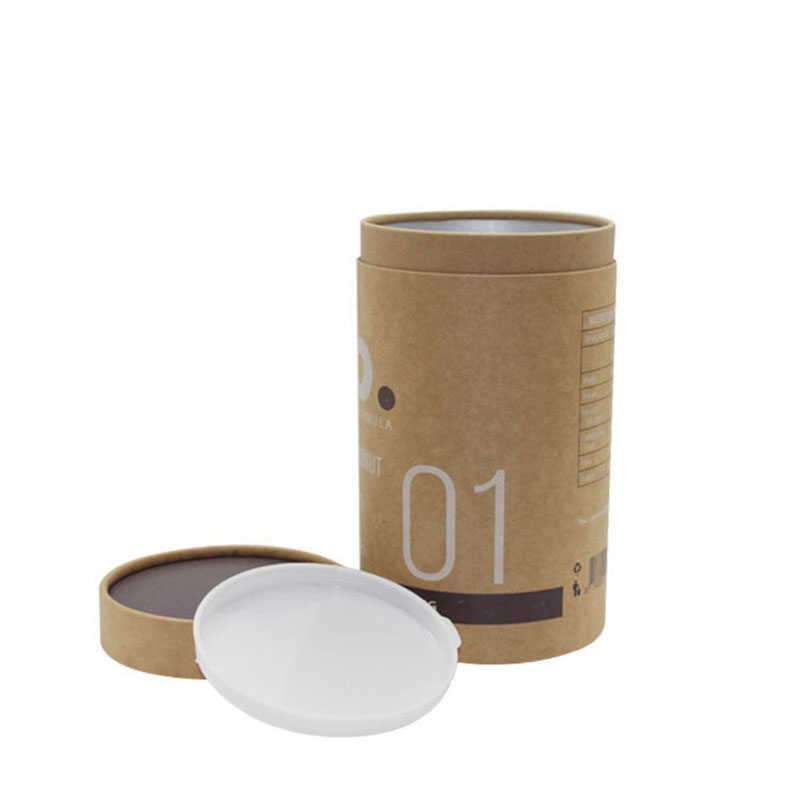 Wholesale High Quality Round Cylinder Tea Kraft Paper Tube