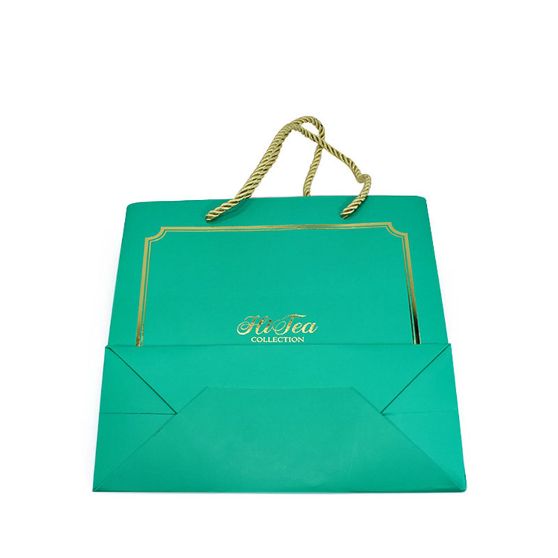 Customised Logo with Portable Rope Craft Shopping Paper Bag