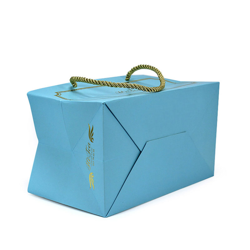 Luxury Excellent with Portable Rope Beautiful Paper Bag Handle